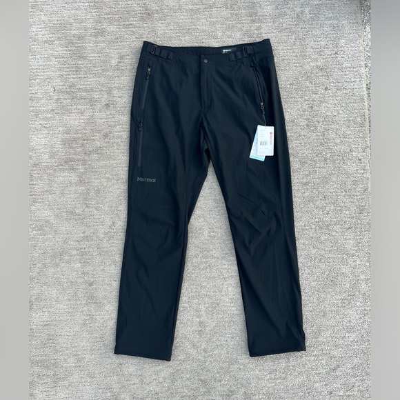 Marmot Portal Climbing Hiking Pants Men's 36 Midweight Softshell Black $125 MSRP - Picture 3 of 6